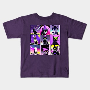 Black Cats Magic Kids T-Shirt